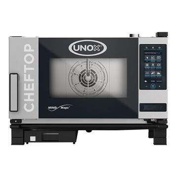 UNOX ChefTop MindPlus 3x 1/1 GN 400V Greep links, Verzenden, Nieuw in verpakking