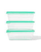 HEMA Vershoudbakjes 1.2L - 3 stuks, Verzenden, Nieuw