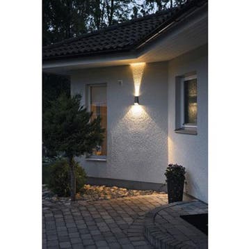 Tuinlamp/Wandlamp Vierkant Mat Zwart 3.5W 4100K, Minder dan 50 watt, Nieuw, Ophalen of Verzenden, Hanglamp