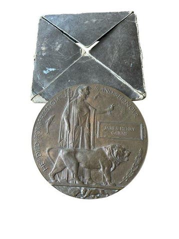 Verenigd Koninkrijk. Medal 1916 - WWI Great Britain Death