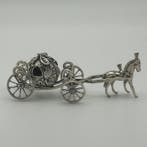 Manifattura italiana - Beeldje - Carrozza Cenerentola - .800