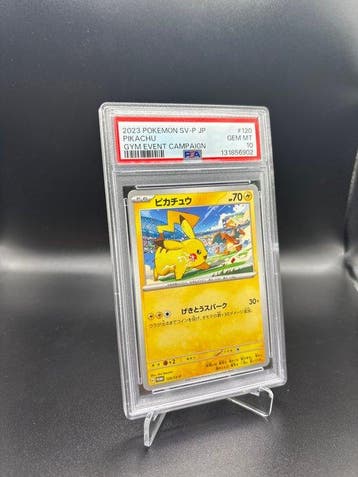 Pokémon - 1 Graded card - Pikachu 120 Gym Event Campaign -, Nieuw