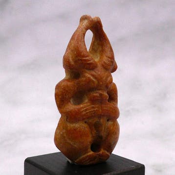 sculptuur, Hongshan Cultuur Alien Taïno achtige Gehoornde