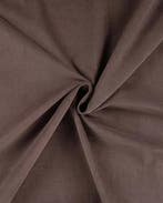 Katoen Corduroy Donker Taupe, Nieuw, Grijs