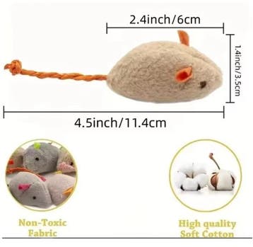 Interactief Pluche Katten Speelgoed van Duurzaam Linnen, Verzenden, Nieuw