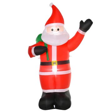 Kerstman, 2,40 M Hoog, Met LED-verlichting, Zelfopblaasbare, Huis en Inrichting, Verzenden, Nieuw