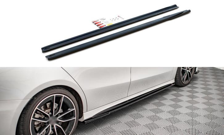 Side Skirts Diffuser V.2 voor Mercedes Benz A Klasse A35 AMG, Auto diversen, Tuning en Styling, Ophalen of Verzenden
