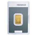 5 gram - Goud .999 - Heraeus - Verzegeld en met certificaat, Postzegels en Munten, Edelmetalen en Baren