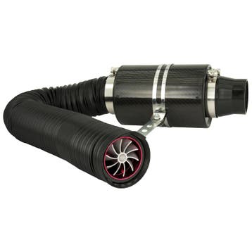 Carbon Universeel Luchtfiltersysteem incl. 1m Slang/Turbo/2, Ophalen of Verzenden, Nieuw