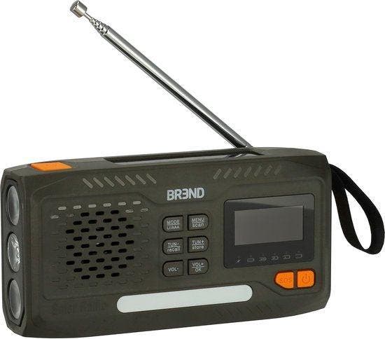 2dekans | BREND BR-2244 Noodradio met DAB en FM - Bluetooth, Audio, Tv en Foto, Radio's, Zo goed als nieuw, Ophalen of Verzenden
