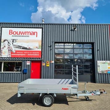 Anssems PSX 1350 plateauwagen 251x153cm 1350Kg, Auto diversen, Aanhangers en Bagagewagens, Ophalen, Nieuw