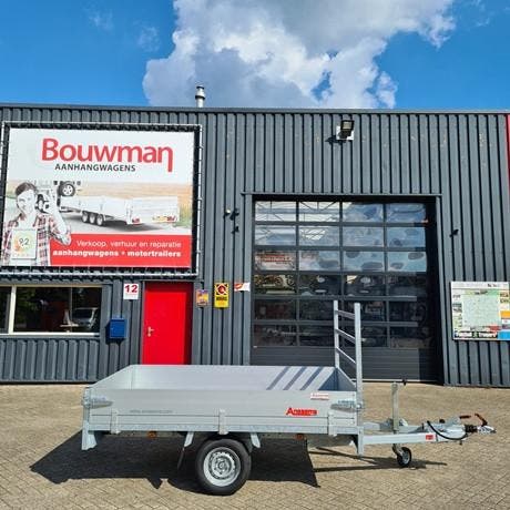 Anssems PSX 1350 plateauwagen 251x153cm 1350Kg, Auto diversen, Aanhangers en Bagagewagens, Ophalen