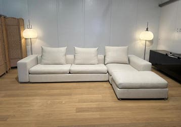 NIEUW GESTOFFEERD Flexform Groundpiece Hoekbank, Huis en Inrichting, Design Bankstellen Flexform , Hoekbank, Ophalen of Verzenden