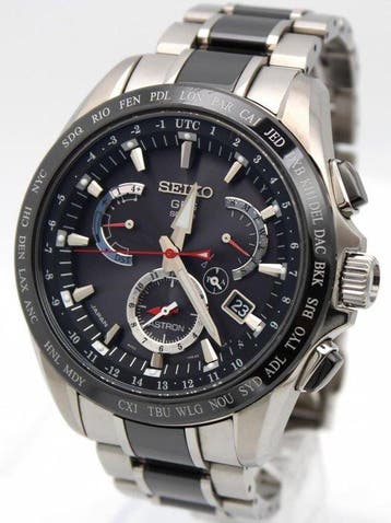 Seiko - Astron GPS Solar Dual-Time Titanium Ceramic -