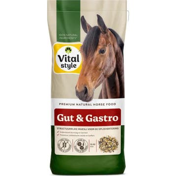 Vitalstyle Paardenmuesli Gut&Gastro 15 kg (Paardenvoer), Verzenden, Nieuw