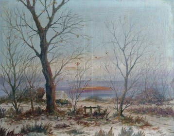 A. Everaert (XX) - Landschap rond Brugge