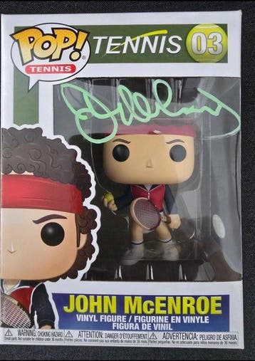 Funko - John McEnroe- Autograph RAR - Figuur - John McEnroe