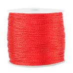 1 rol 90 meter Macramé draad metallic 0.5mm Fiery red (ki.., Ophalen of Verzenden, Nieuw, Draad