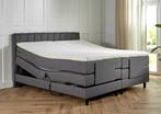 ACTIE! Elektrische boxspring Vienna 160 200 Antraciet, Verzenden, 200 cm, 160 cm, Nieuw