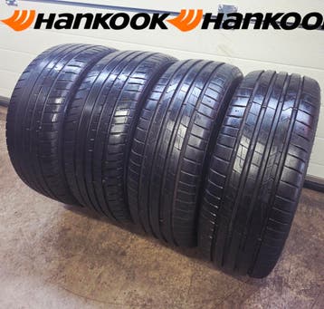 4x 195 45 R16 HANKOOK DEMO NIEUWE + 6 a 7mm €75 P.S GEMONT, Ophalen, Gebruikt, 16 inch, Band(en)