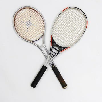 2x Racchette da Collezione Donnay Actual 35 + Classic,, Nieuw