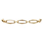 Gouden vintage closed for ever armband 14 krt, Ophalen of Verzenden, Nieuw