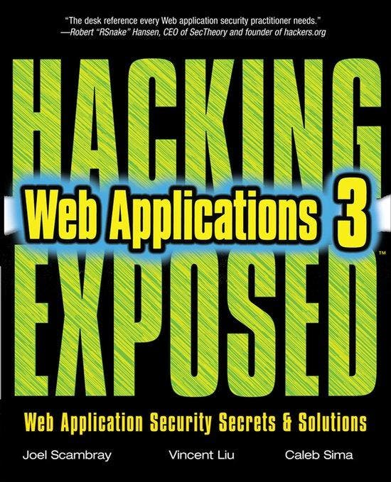 Hacking Exposed Web Applications 3rd - Joel Scrambay, Boeken, Taal | Engels, Zo goed als nieuw, Verzenden