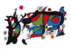 Kunstdruk Joan Miro - Obra de Joan Miro 100x70cm, Verzenden, Nieuw
