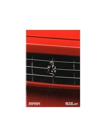 1994 FERRARI 512TR BROCHURE 810/93, Nieuw, Ferrari, Author