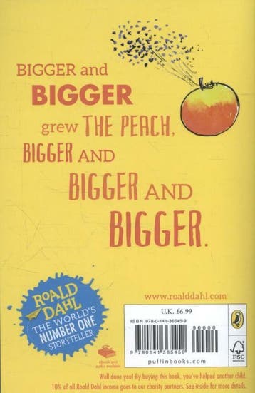 James and the giant peach 9780141365459 Roald Dahl, Verzenden, Zo goed als nieuw, Roald Dahl