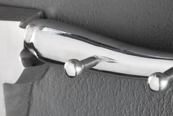 Design kapstok BULL 100cm aluminium wanddecoratie stierenkop, Ophalen of Verzenden, Nieuw