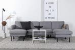 Chaise-Longue - Simon - Donkergrijs - Jörn, Huis en Inrichting, Banken | Bankstellen, Verzenden, Nieuw