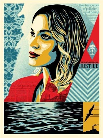 Shepard Fairey (OBEY) (1970) - Environmental Justice -