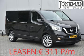 Nissan Nv300 2.0 dCi 120pk L2h1 Clima Camera Goedkoop Leasen, Voorwielaandrijving, Stof, Gebruikt, Zwart