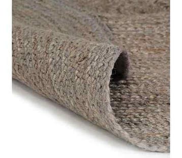 Jute vloerkleed handgemaakt | Tweedekansje | OP=OP, Rond, Ophalen of Verzenden, Zo goed als nieuw, Natuurlijk / Landelijk