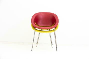 So Happy Max Design stapelbare 4-poot kantinestoel, Kantine of Aula, Ophalen, Gebruikt, Stoel