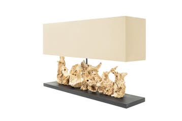 Tafellamp PURE UNIQUE 80 cm met lampenkap van, Huis en Inrichting, Lampen | Tafellampen, Ophalen of Verzenden, Nieuw