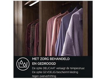 Aeg -  8 Kg 63 Db Energielabel B Warmtepompdroger, Verzenden, Overige typen, 8 tot 10 kg, Nieuw