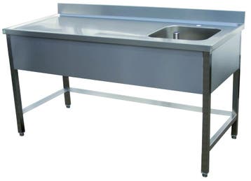 Cheftafel spoelbak rechts, zonder onderblad, Ophalen of Verzenden, Nieuw zonder verpakking