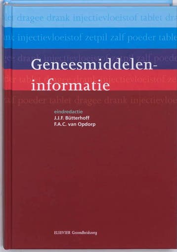 Geneesmiddeleninformatie 9789035230132, Verzenden, Zo goed als nieuw