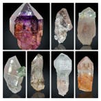 Scepterkwarts, Amethist & Hematiet Phantom – Gemengd