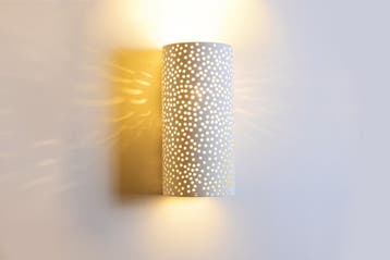 Integral wandlamp Veria decoratief overschilderbaar gips..., Ophalen of Verzenden, Nieuw