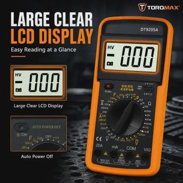 DT-9205A Digitale Multimeter - Draagbaar, Veilig & Betrouwba, Verzenden, Nieuw