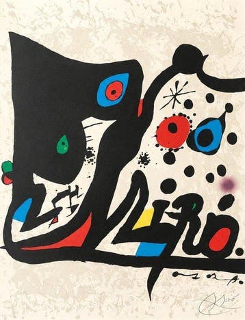 Joan Miro (1893-1983) - Exhibition “Livres illustrés et