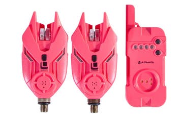 Ultimate E-Tension Pink Bite Alarm Set 2+1, Verzenden, Nieuw, Overige typen