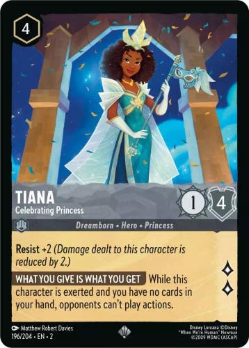 [196/204][S2] - TIANA - Celebrating Princess ENG FOIL [M/NM], Verzenden, Nieuw
