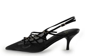 Jeffrey Campbell Slingbacks in maat 38 Zwart, Verzenden, Zwart, Zo goed als nieuw, Jeffrey Campbell