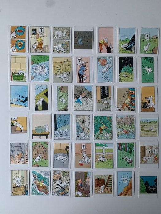 Hergé - 64x Bobbie Chromo, Boeken, Stripboeken