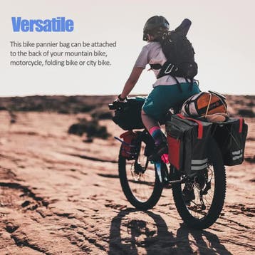Dubbele Waterdichte Fietstas Achterdrager 30L - Ideaal voor, Verzenden, Nieuw