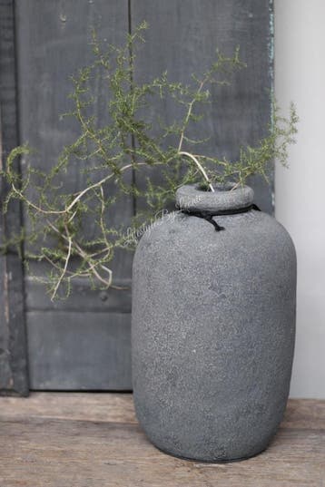 STILL stenen vaas / fles kruik Grey 30 cm, Ophalen of Verzenden, Nieuw